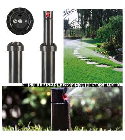 Esempio di applicazione Irrigatore dinamico per irrigazione S050-S Rain 1/2" irrifarma.it