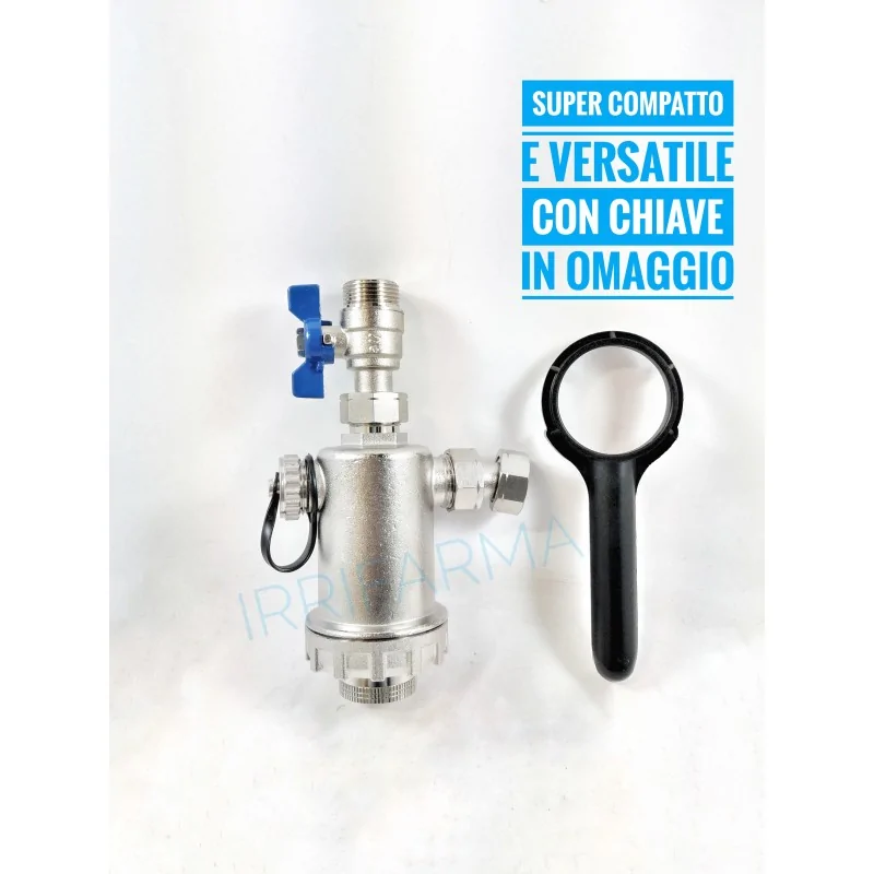 Defangatore magnetico per caldaia in ottone