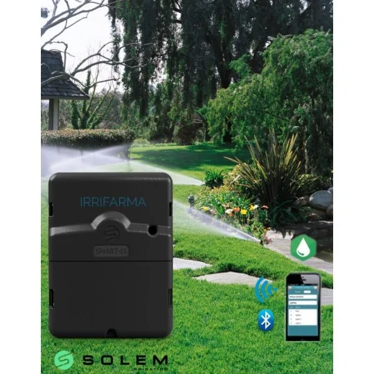 Centralina irrigazione wifi e Bluetooth Smart-Is Solem 2 - 4 - 6 - 9 - 12 Zone irrifarma.it