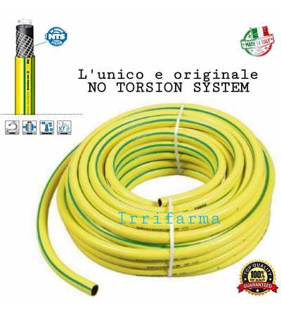 Dettaglio magliatura e composizione Tubo irrigazione giardino 3/4" 25 M Fitt Tobby 5 strati NTS irrifarma.it