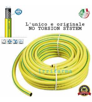 Dettaglio magliatura e composizione Tubo irrigazione giardino 3/4" 25 M Fitt Tobby 5 strati NTS irrifarma.it