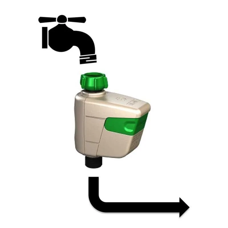 spiegazione montaggio Programmatore irrigazione a batteria 9v Bluetooth BL-NR irrifarma.it