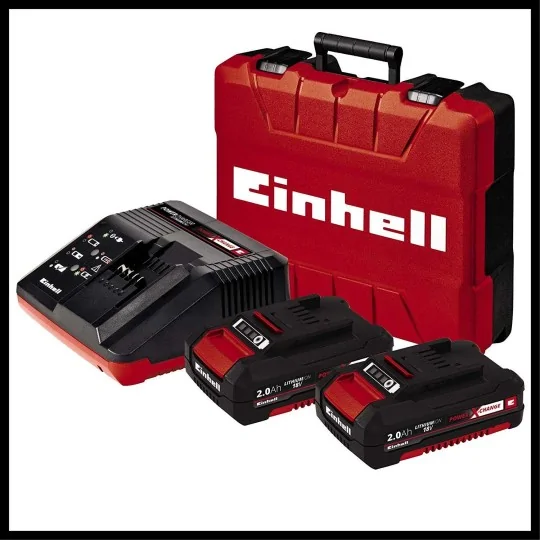 Trapano a Percussione a batteria 2 X 2.0 Ah Einhell Te-CD 18 Li-I Bl