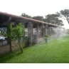 esempio di applicazione Impianto nebulizzatore fogger rinfrescante per giardino e gazzebo irrifarma.it