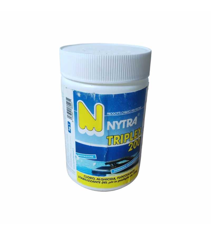 Pastiglie piscina 4 azioni multifunzione Nytra Triplex 1 Kg irrifarma.it