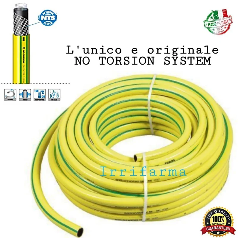 Dettaglio specifiche tecniche Tubo irrigazione giardino 1/2 " 25 M Fitt Tobby 5 strati NTS irrifarma.it